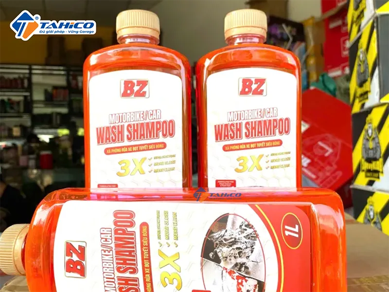 Nước rửa xe bọt tuyết BZ Gloss Shampoo For Motobike & Car 1L 5L 20L