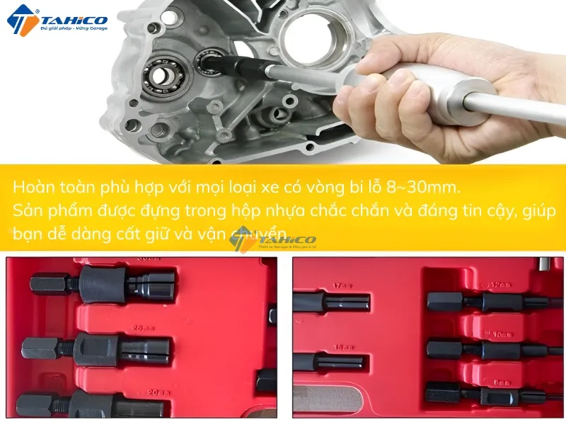 Bộ cảo giật vòng bi 8-30mm