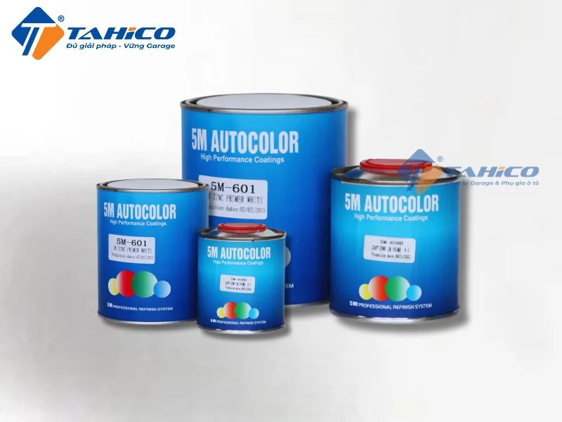 Cặp sơn lót kẽm 2K 5M Autocolor 5M-601 + Cứng 4:1 5M-850