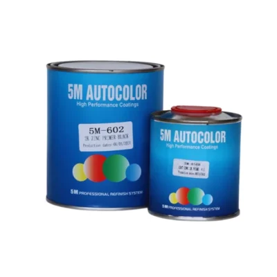 Hình ảnh sản phẩm Cặp sơn lót kẽm 2K 5M Autocolor 5M-602 1kg + Cứng 4:1 5M-850 0.25L