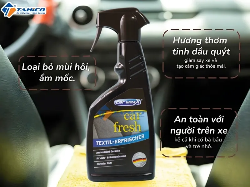 Xịt khử mùi CarwaxX Car Fresh 500ml