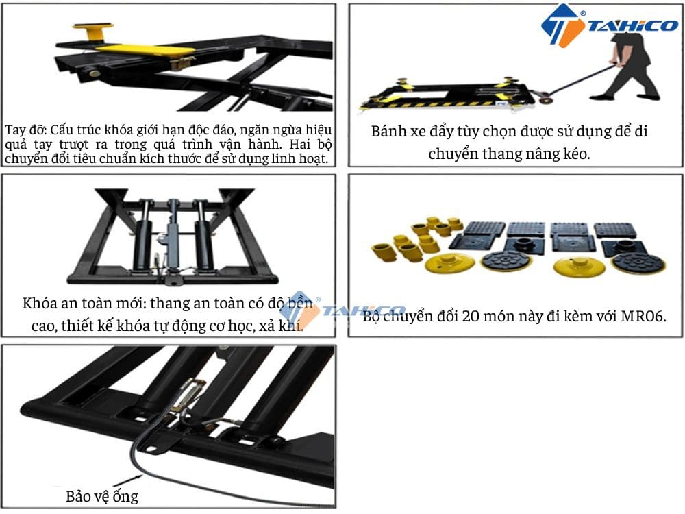 Cầu cắt kéo nâng bụng Peak MR06 2800kg