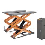 Cầu cắt kéo nâng bụng Weijia QWJ636 kiểu lắp âm