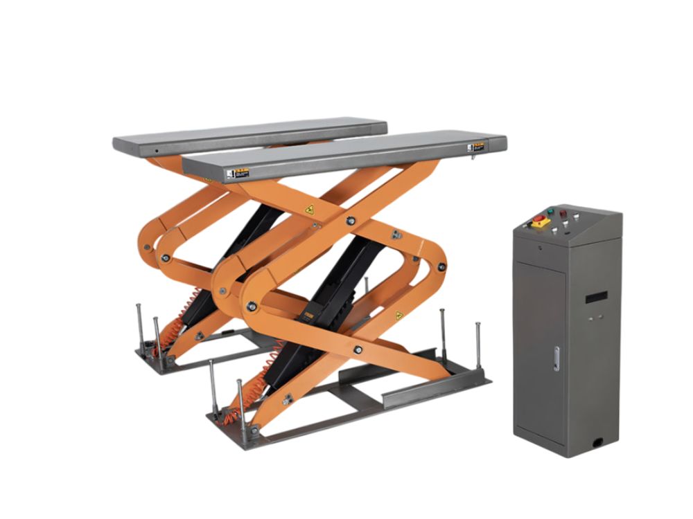 Cầu cắt kéo nâng bụng Weijia QWJ636 kiểu lắp âm