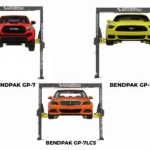 Cầu nâng 2 trụ Bendpak GP-7 Series 3 tấn cổng trên