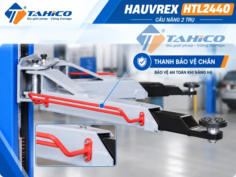 Cầu nâng 2 trụ cáp dưới Hauvrex HTL2440
