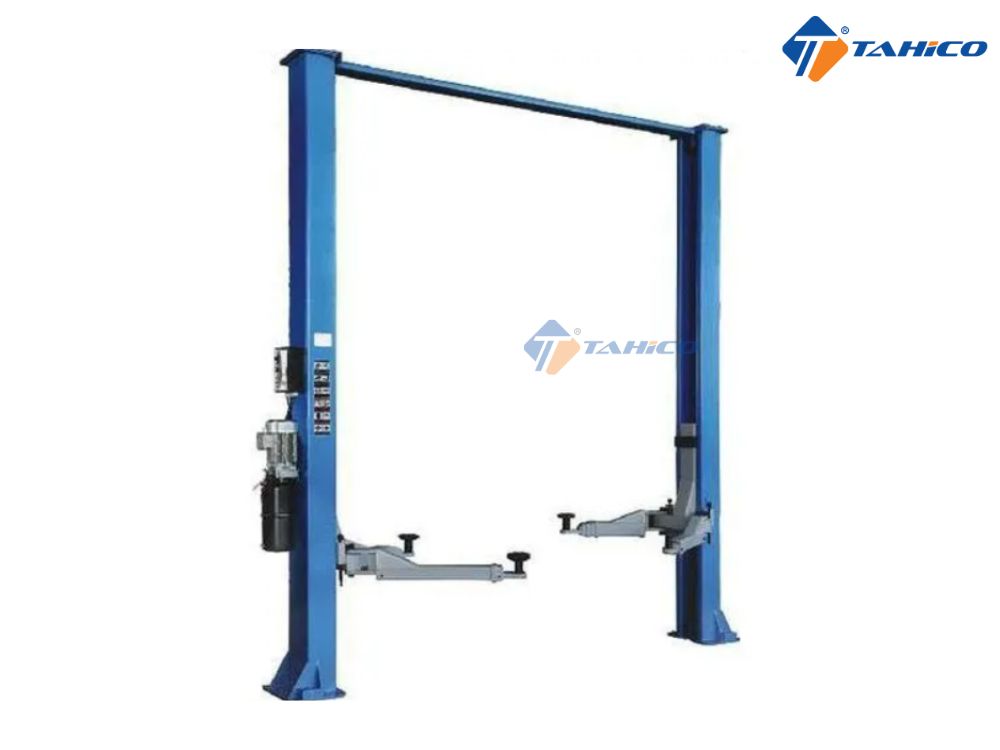 Cầu nâng 2 trụ cáp trên SHARK 4 tấn | RẺ & AN TOÀN