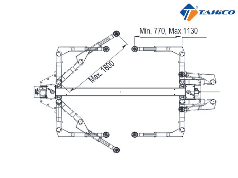 Thiết kế tay gập dài ngắn tiện lợi