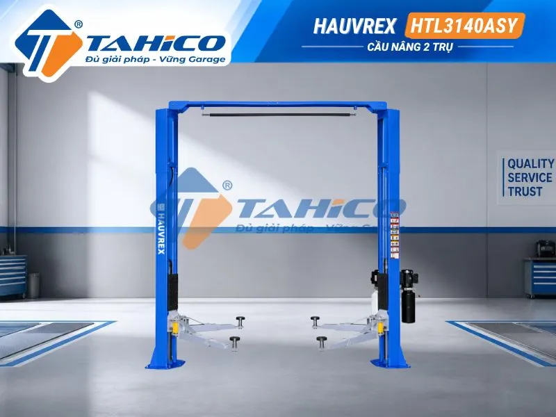 Hình ảnh sản phẩm Cầu nâng 2 trụ cáp trên Hauvrex HTL3140ASY.