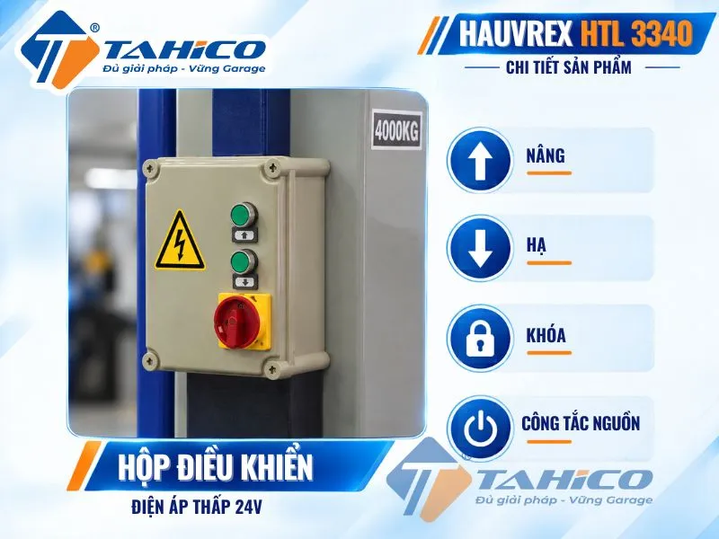 Cầu nâng 2 trụ cáp trên Hauvrex HTL3340