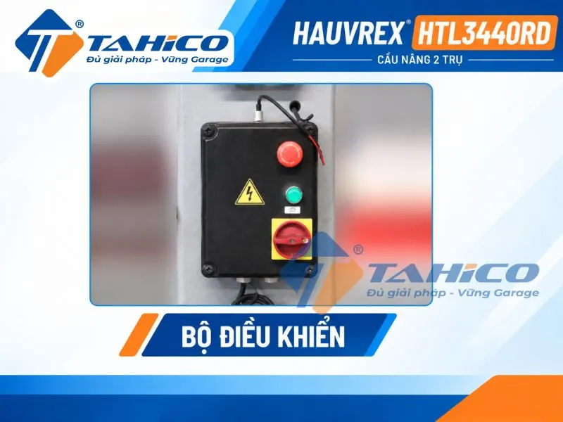 Hình ảnh Bộ điều khiển của sản phẩm Cầu nâng 2 trụ cáp trên Hauvrex HTL3440RD.