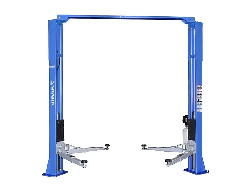 Cầu nâng 2 trụ cáp trên SHARK 4 tấn