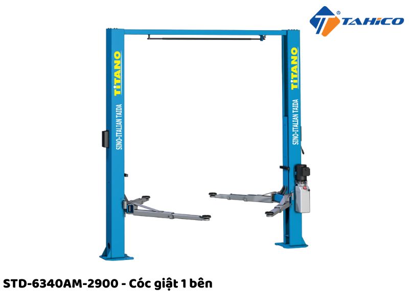 Cóc hãm an toàn cơ khí, mở khóa bằng cóc giật 1 bên