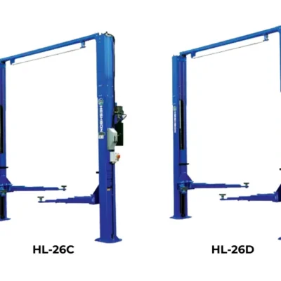 Cầu nâng 2 trụ Heshbon HL-26C, HL-26D 4 tấn cáp trên