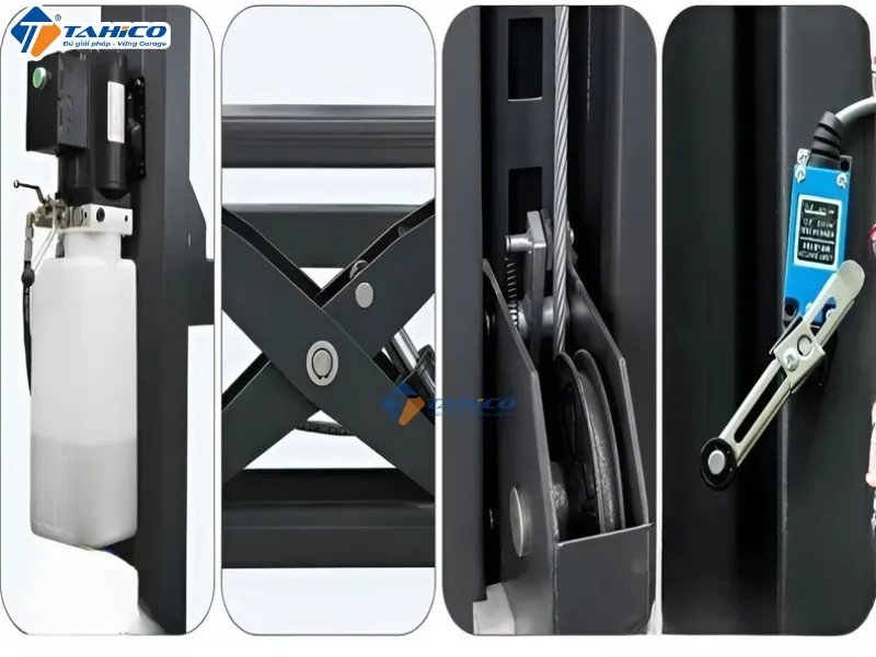 Cầu nâng 4 trụ Erito ER-HL5000 Series | Dùng cho kiểm tra góc lái