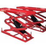 Cầu nâng bụng ô tô lắp âm sàn Liberty LT-3500E 3,5 tấn