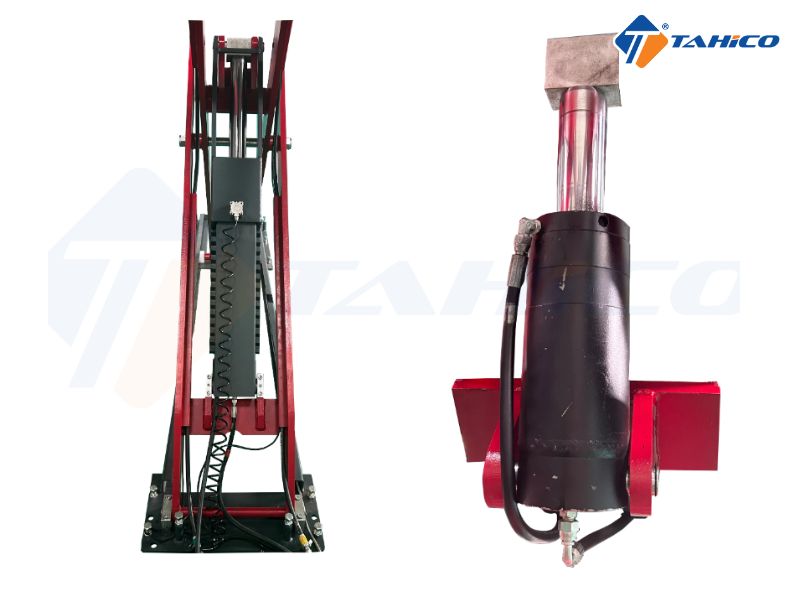 Cầu nâng có van bảo vệ khi quá áp được lắp đặt sẵn trong bơm thủy lực