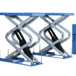 Cầu nâng cắt kéo âm nền 3 tấn Hauvrex HXL 6530
