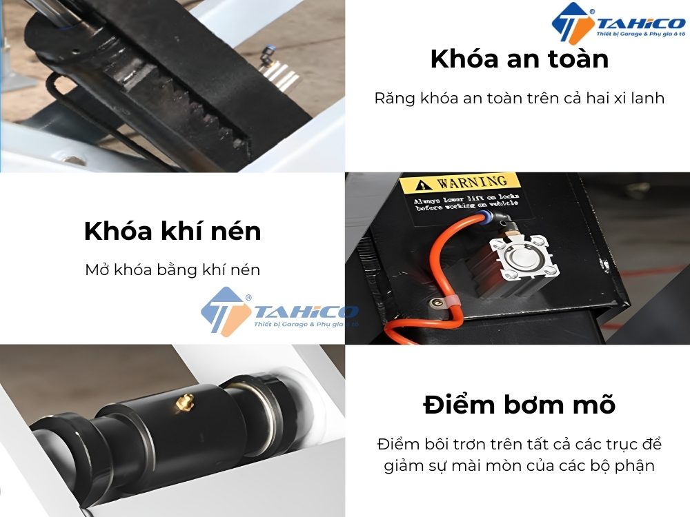 Cầu nâng cắt kéo âm nền 3 tấn Hauvrex HXL 6530