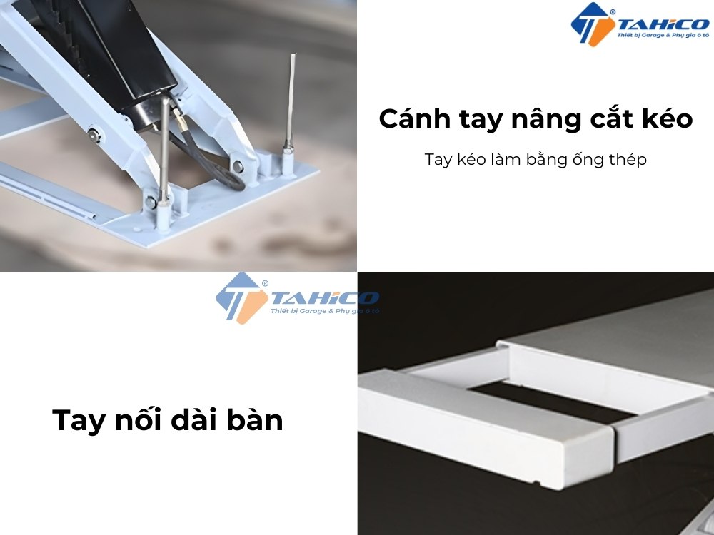 Cầu nâng cắt kéo âm nền 3 tấn Hauvrex HXL 6530