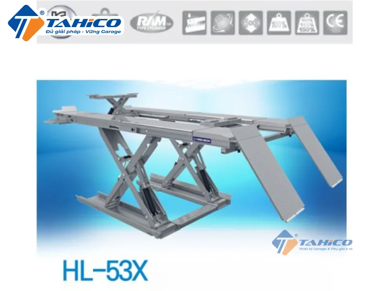 Cầu nâng cắt kéo Heshbon HL-52X, HL-53X 4 tấn