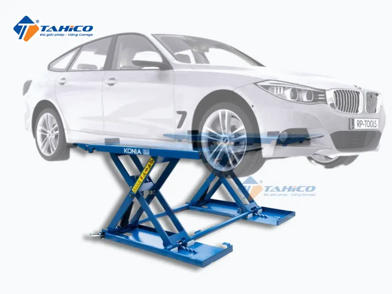 Cầu nâng cắt kéo Konia K-3.5M 3.5 tấn | Đặt nổi di chuyển