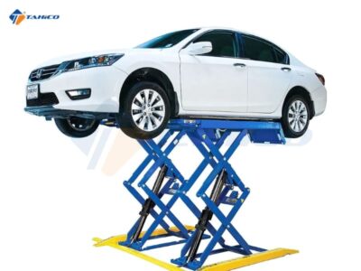 Cầu nâng cắt kéo lắp nổi