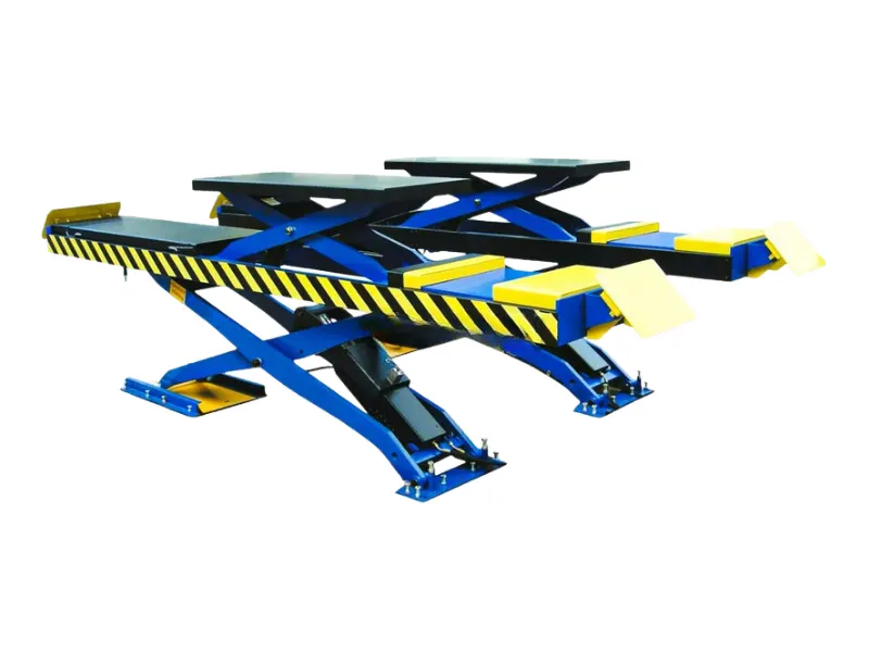 Cầu nâng cắt kéo Titano TS-5.5MSI 5.5 tấn | Bàn rộng, 2 tầng