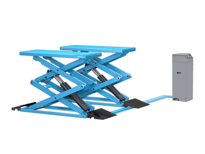 Cầu nâng cắt kéo đặt nổi trên sàn Titano STD-7230BY