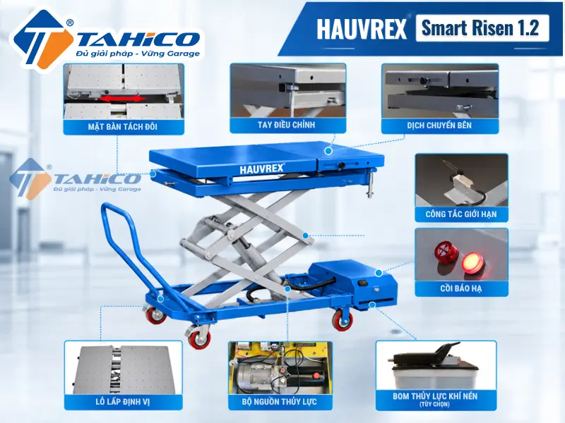 Cầu nâng di động Hauvrex Smart Risen 1.2