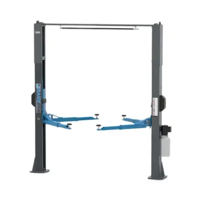 Cầu nâng 2 trụ cáp trên Hauvrex HTL3140S/HTL3145S 4.0/4.5 tấn