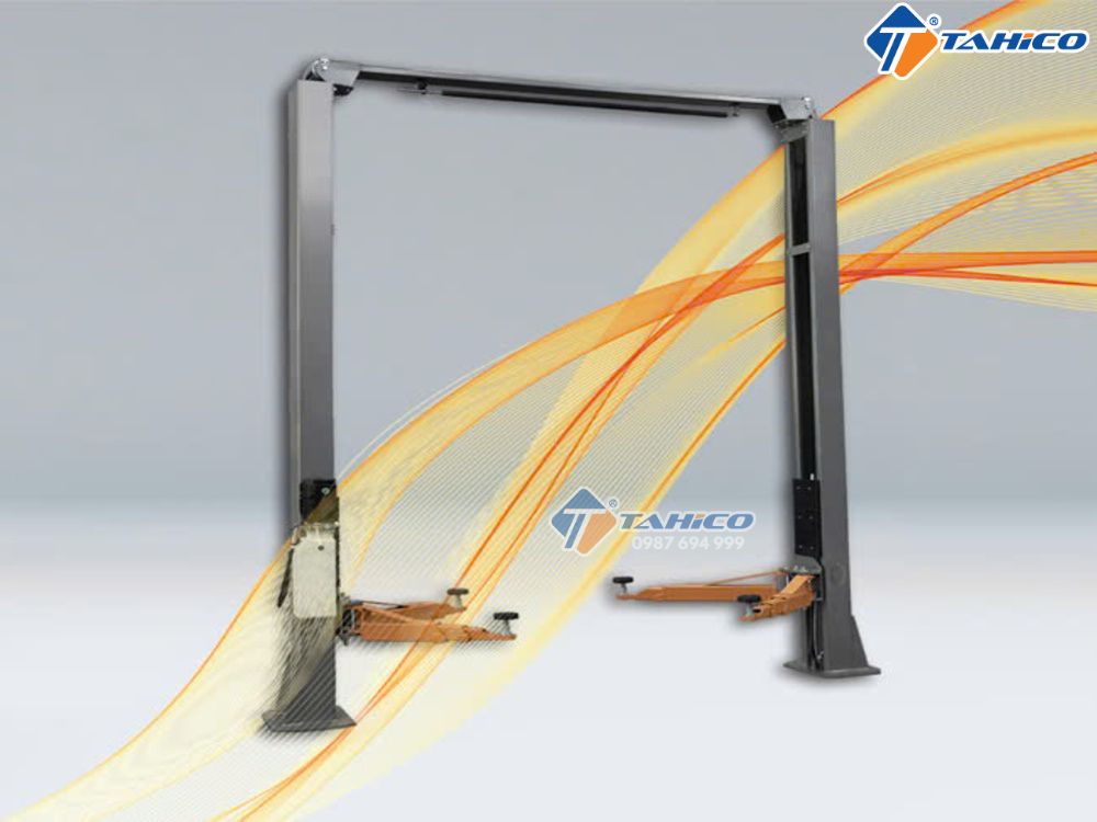 Cầu nâng hai trụ Weijia DH204YAS cổng trên