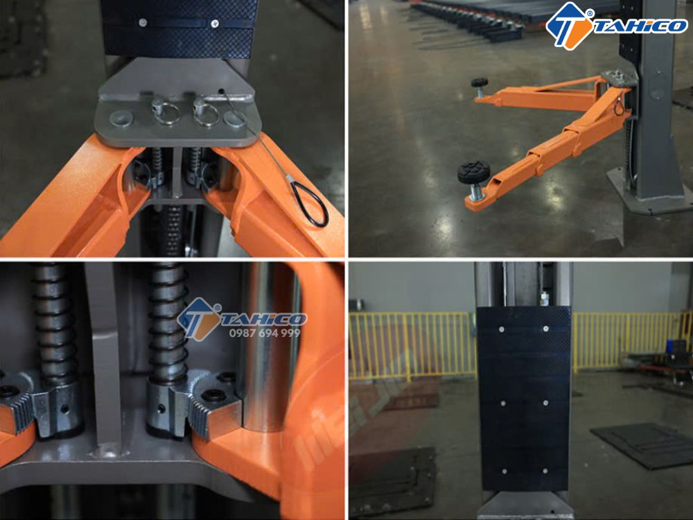 Cầu nâng hai trụ Weijia DH204YAS cổng trên