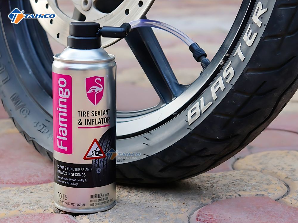 Đặc điểm Flamingo Tire Sealant & Inflator F015 450ml