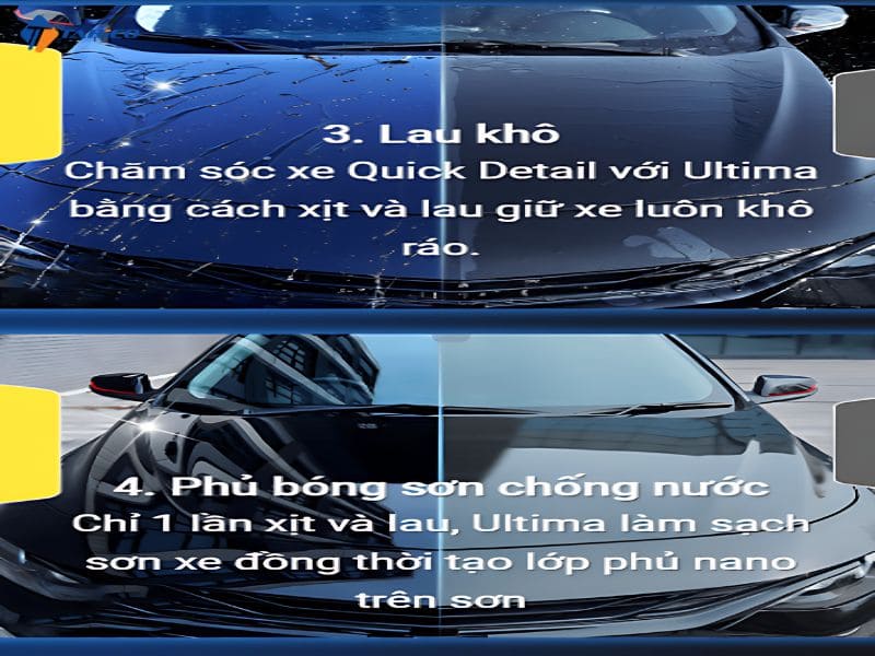 Chai xịt vệ sinh ô tô nano dẻo Ultima