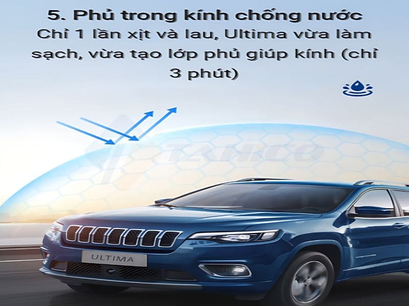 Chai xịt vệ sinh ô tô nano dẻo Ultima