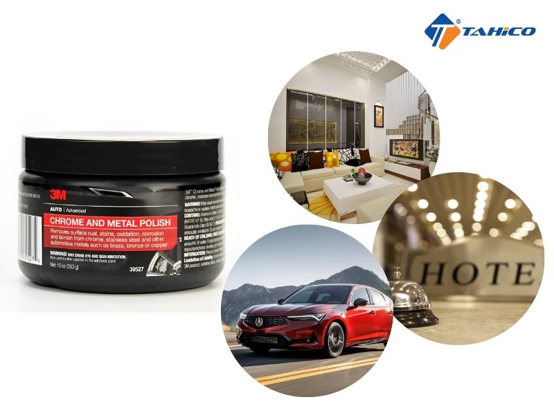 Đánh bóng kim loại 3M Chrome and Metal Polish 39527 283g