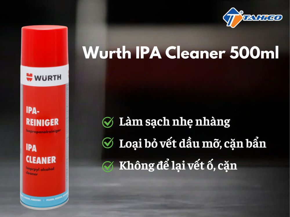 Chất tẩy rửa Wurth IPA Cleaner 500ml