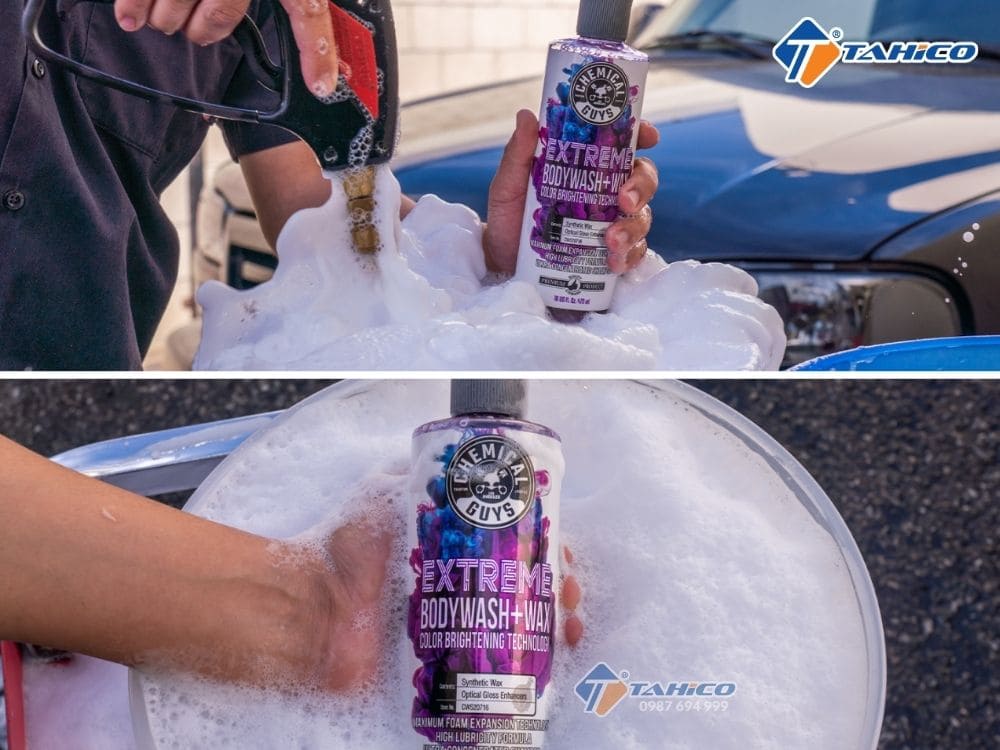 Nước rửa xe wax bóng Chemical Guys Extreme Body Wash & Wax
