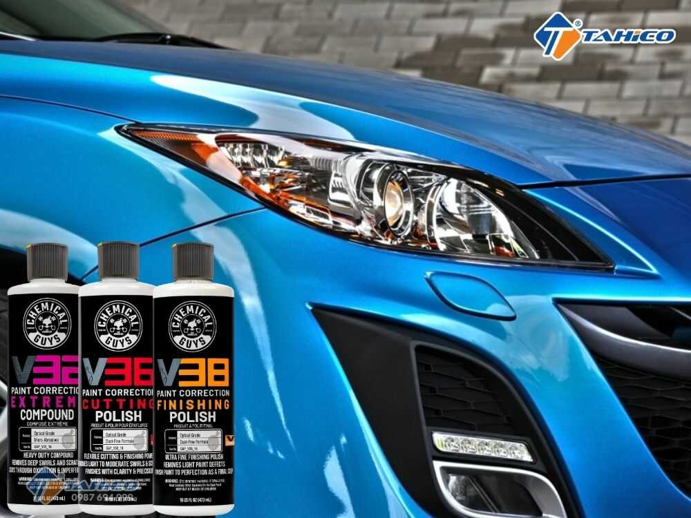 Xi đánh bóng 3 bước Chemical Guys V32 V36 V38 Polish 473ml | độ cắt 1200 – 3000