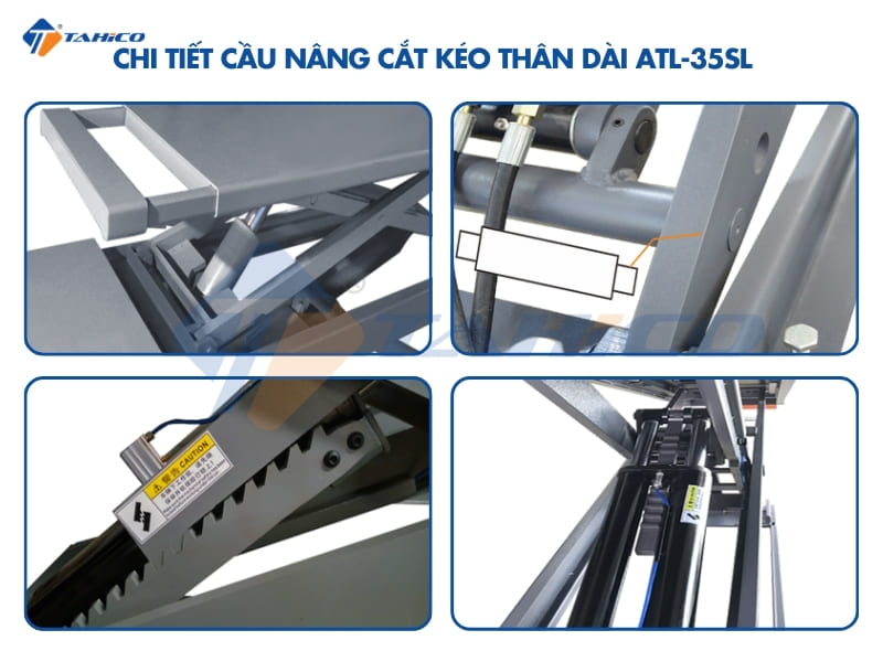 Cầu nâng căt kéo thân dài nâng toàn xe ATL-35SL