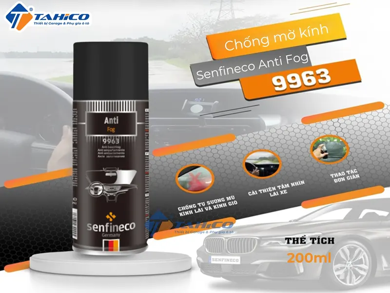 Chống mờ kính Senfineco Anti Fog 9963 200ml