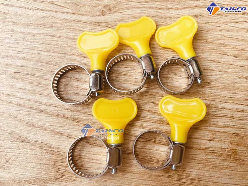 Cổ dê inox siết ống nước và ống hơi 10-16