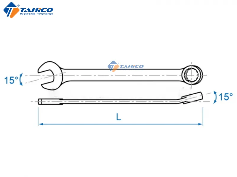 Hình ảnh sản phẩm Cờ lê vòng miệng Kingtony 1060 Series 6-32mm