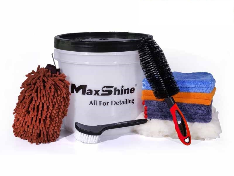 Combo bộ dụng cụ rửa xe 11 món Maxshine Detailing Bucket Kit MSB10