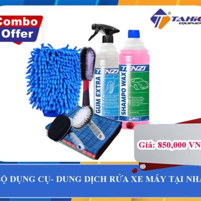 Combo bộ rửa xe máy cơ bản tại nhà