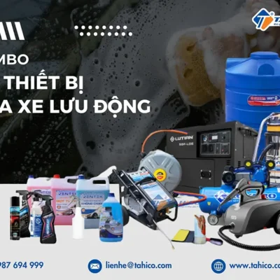 Bộ thiết bị rửa xe lưu động