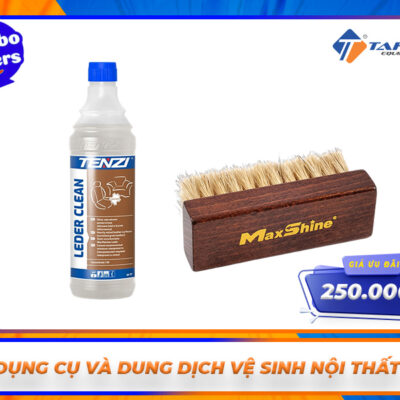 [COMBO] Dụng cụ và dung dịch vệ sinh nội thất xe