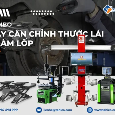 [COMBO] Máy cân chỉnh thước lái + Làm lốp | Rẻ & Chất