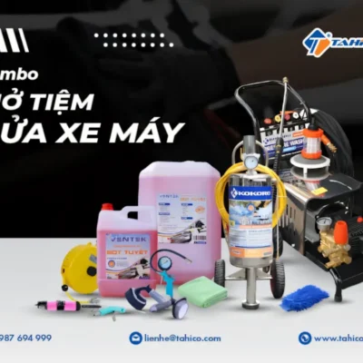 [COMBO] Tiệm rửa xe máy 1 người làm